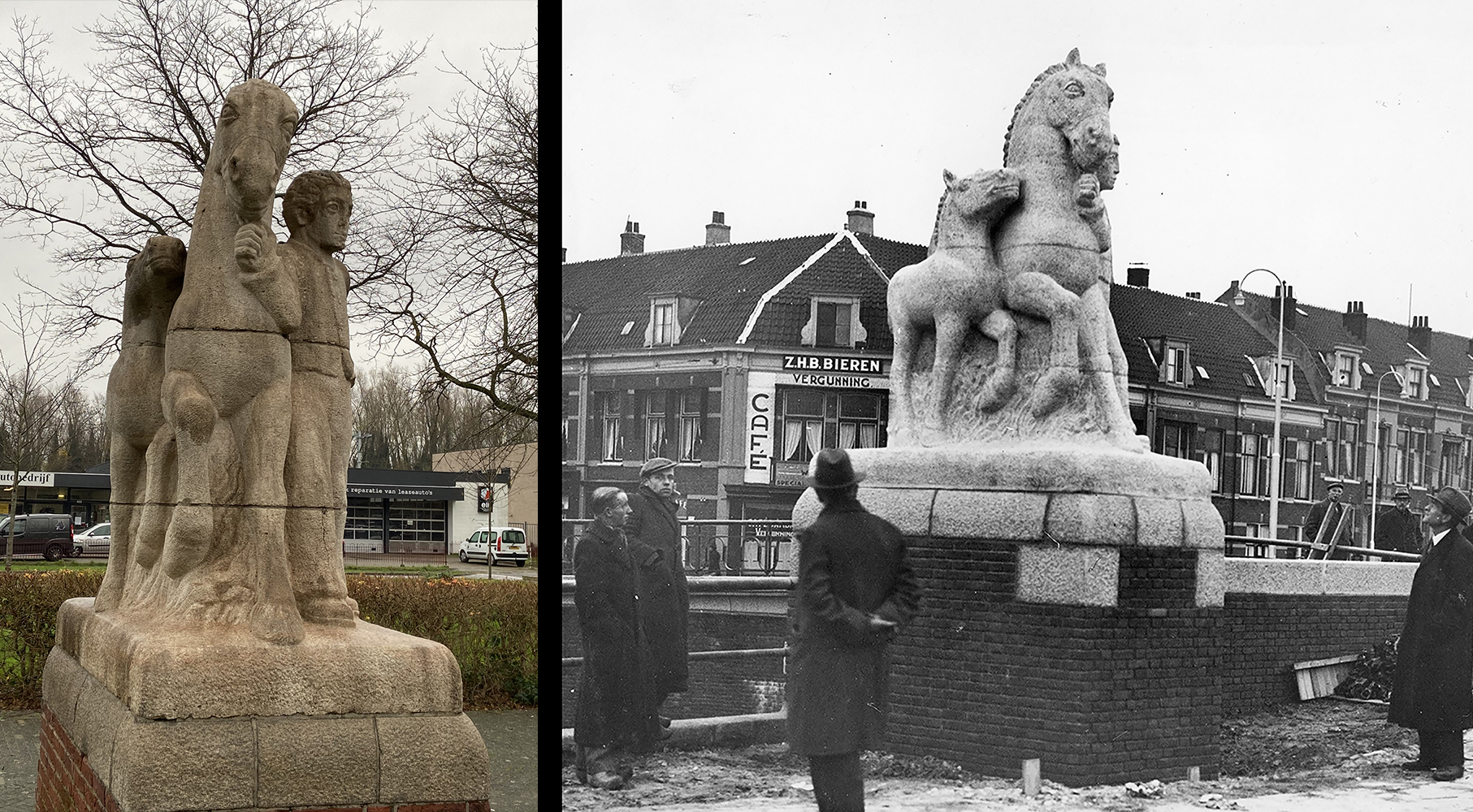 De Utrechtse beeldengalerij (16) - Man met paard en veulen