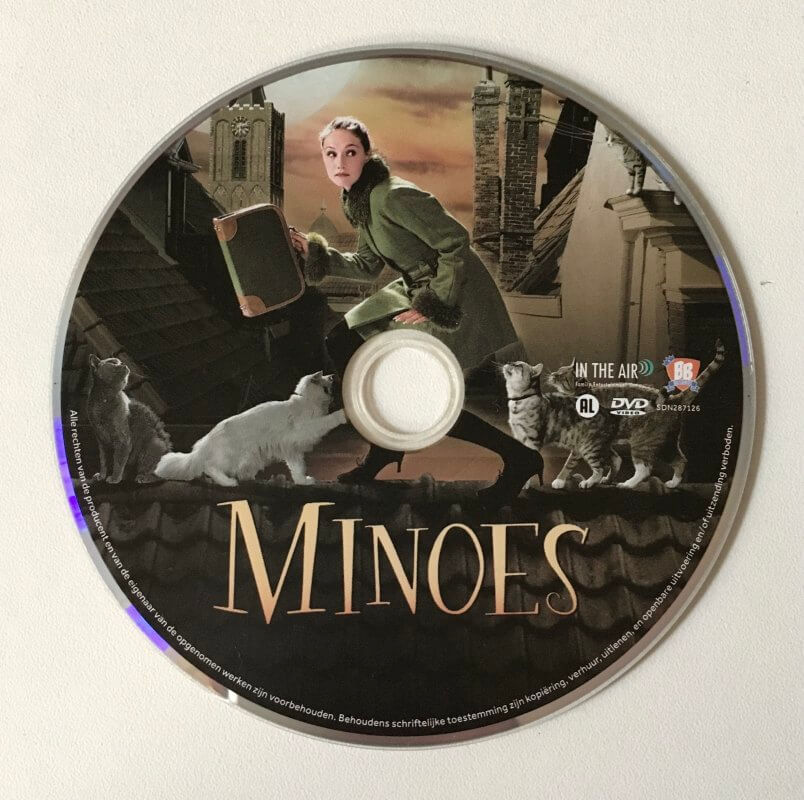 Minoes-dvd’tje met ‘poes' Minoes.