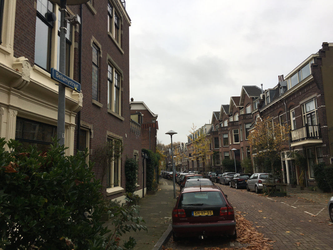 Herfst in de Bellamystraat. Foto: Dik Binnendijk