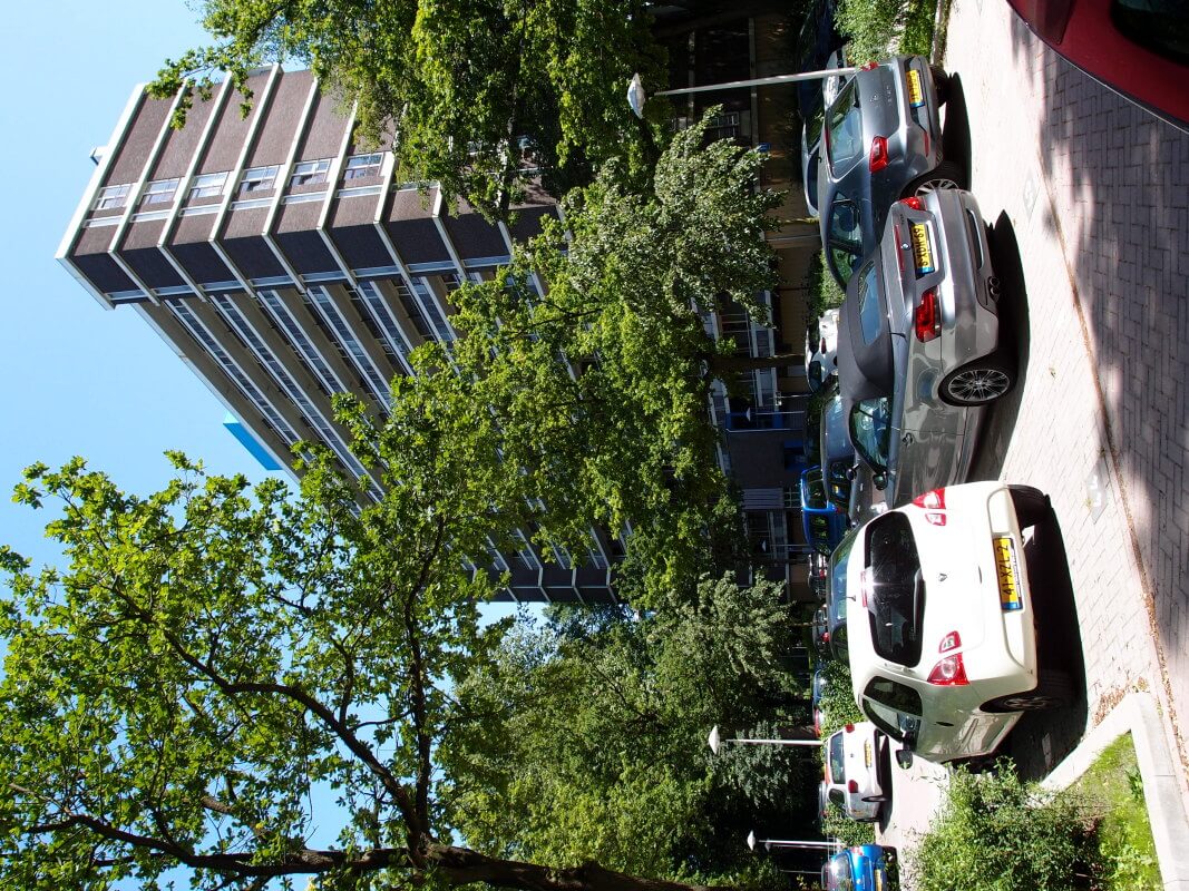 Locatie waar de hoogbouw moet komen. Foto: L. Engelman