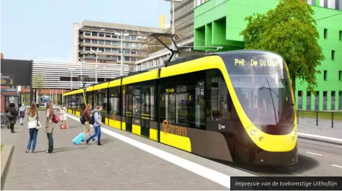 Vragen bij de tram en sneltram. Foto: archief