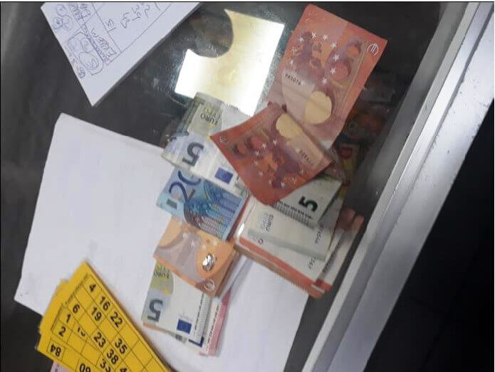 Gevonden bingogeld. Foto: VTH