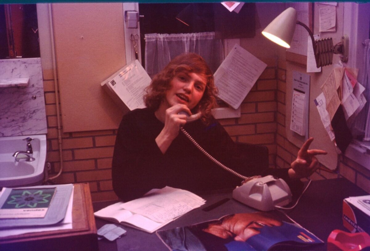 Bennie in buurthuis Utrecht-Noord circa 1971. Foto: Ton van den Berg