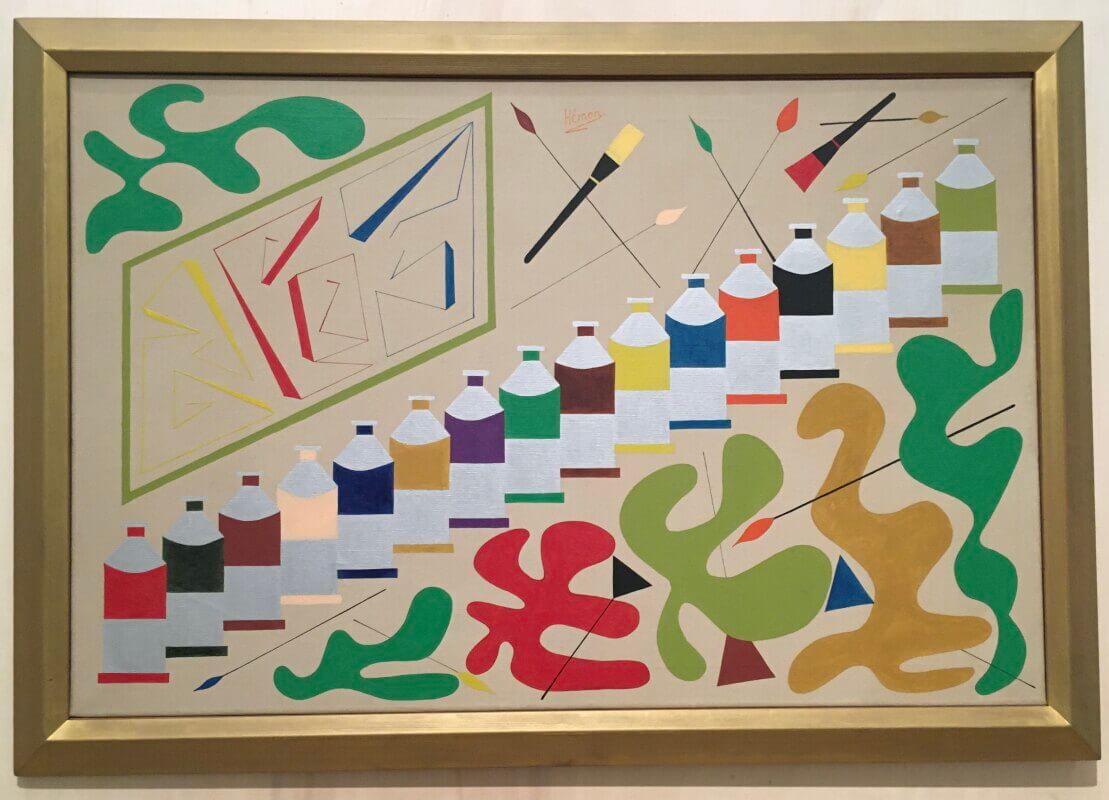 La Joie de la Peinture (Schilderplezier) van Sedje Hémon (oktober 1957). Foto: Dik Binnendijk (2022)