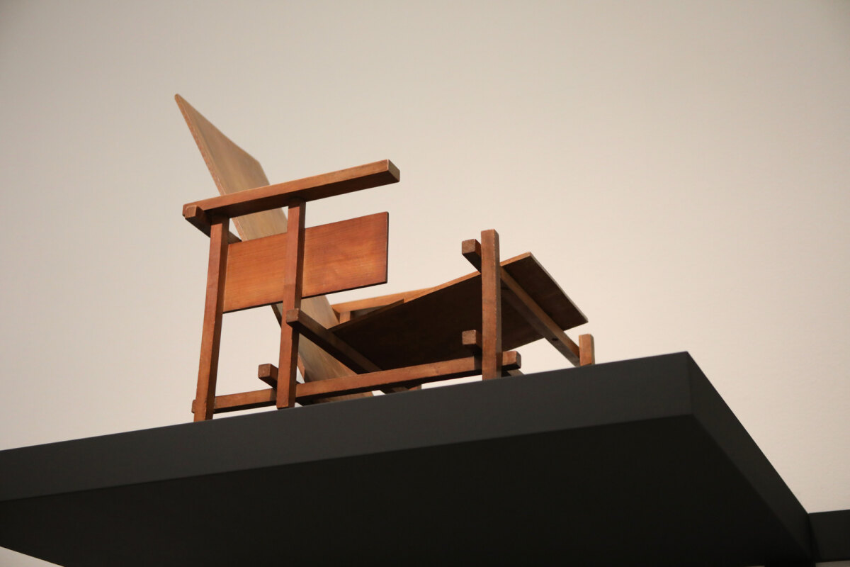De lattenstoel van Gerrit Rietveld.