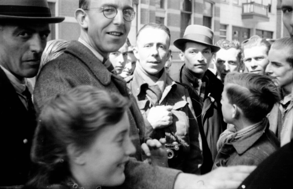 7 mei 1945. Fotograaf: Marinus de Vree