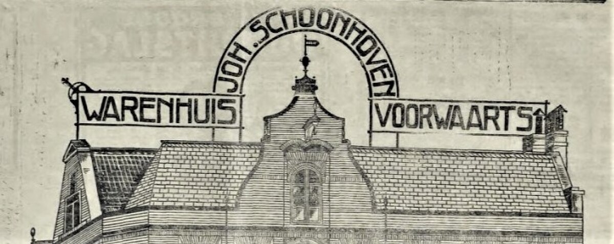 Warenhuis Voorwaarts van Joh. Schoonhoven