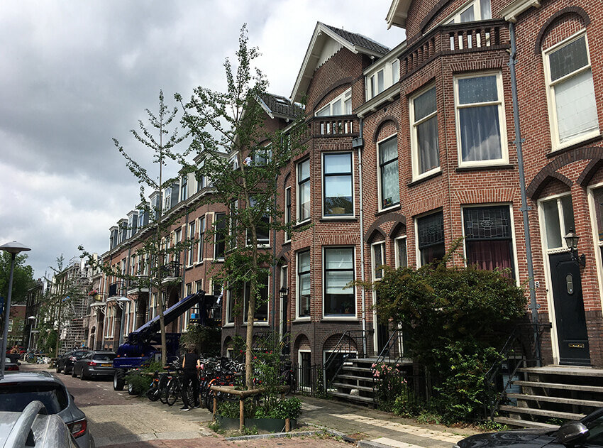 Bellamystraat 9, 11 en 13. Foto: Dik Binnendijk