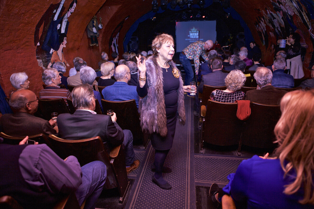 Yvonne Groeneveld in haar Werftheater. Foto: Ton van den Berg