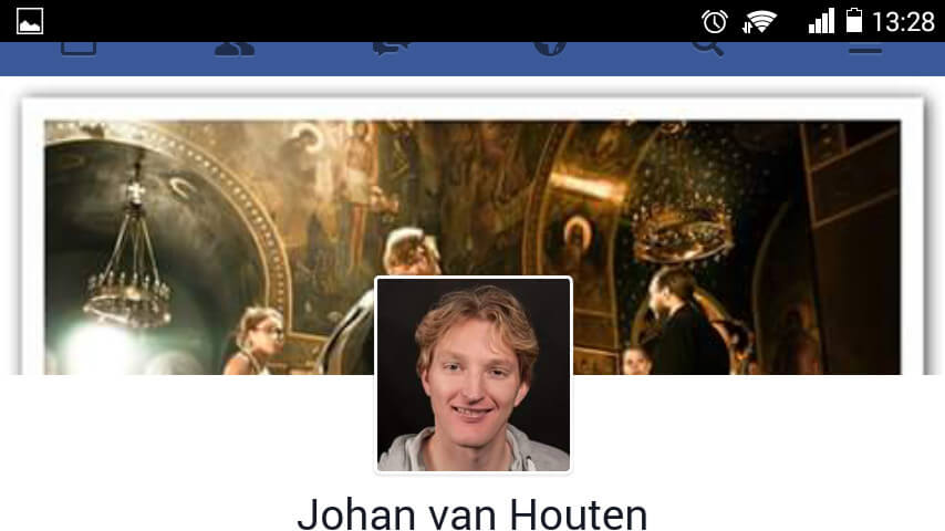 Johan van Houten is weer terug op facebook.