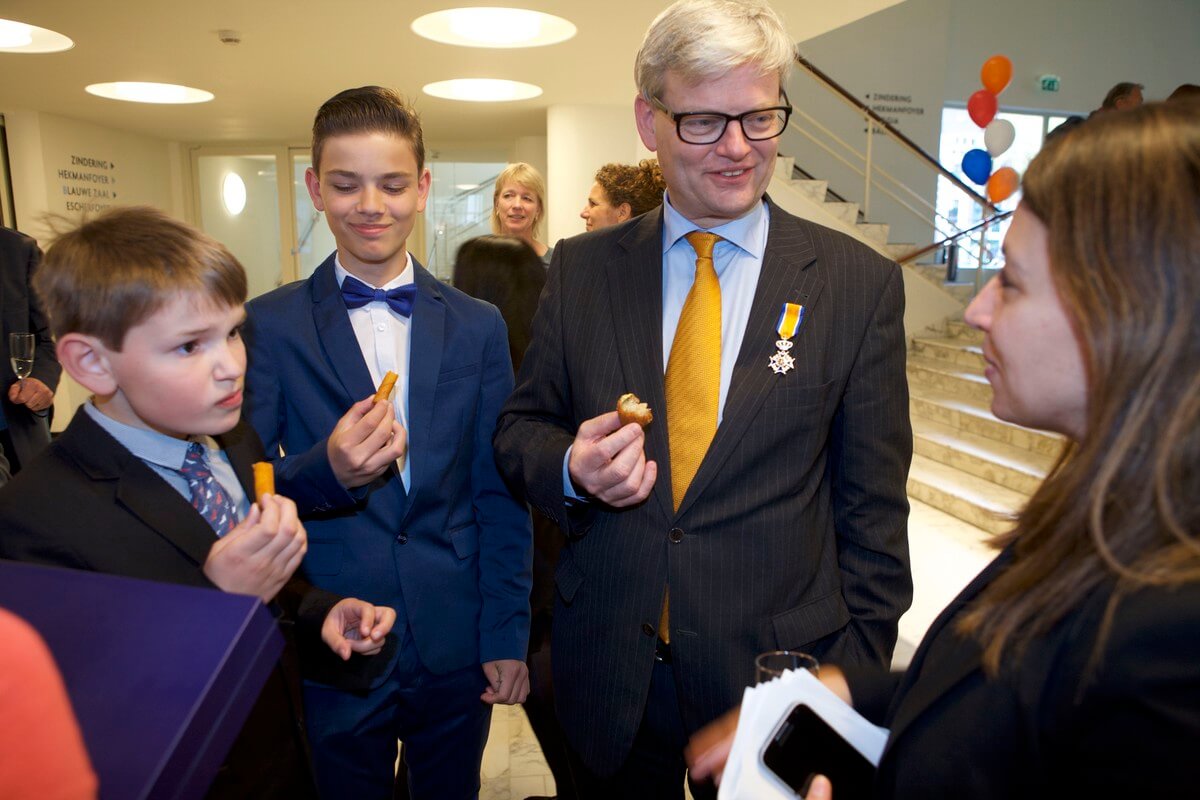Voorzitter Kerpen van het Utrechts Oranje Comité. Foto: Ton van den Berg
