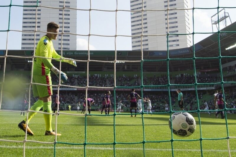 Doelpunt voor Groningen. Foto: FC Utrecht