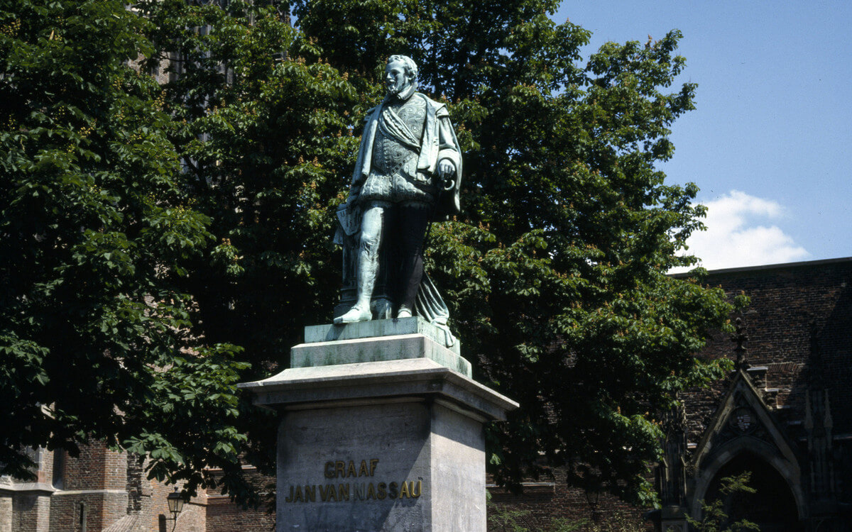 Het beeld van Jan van Nassau. Foto: Utrechts Archief