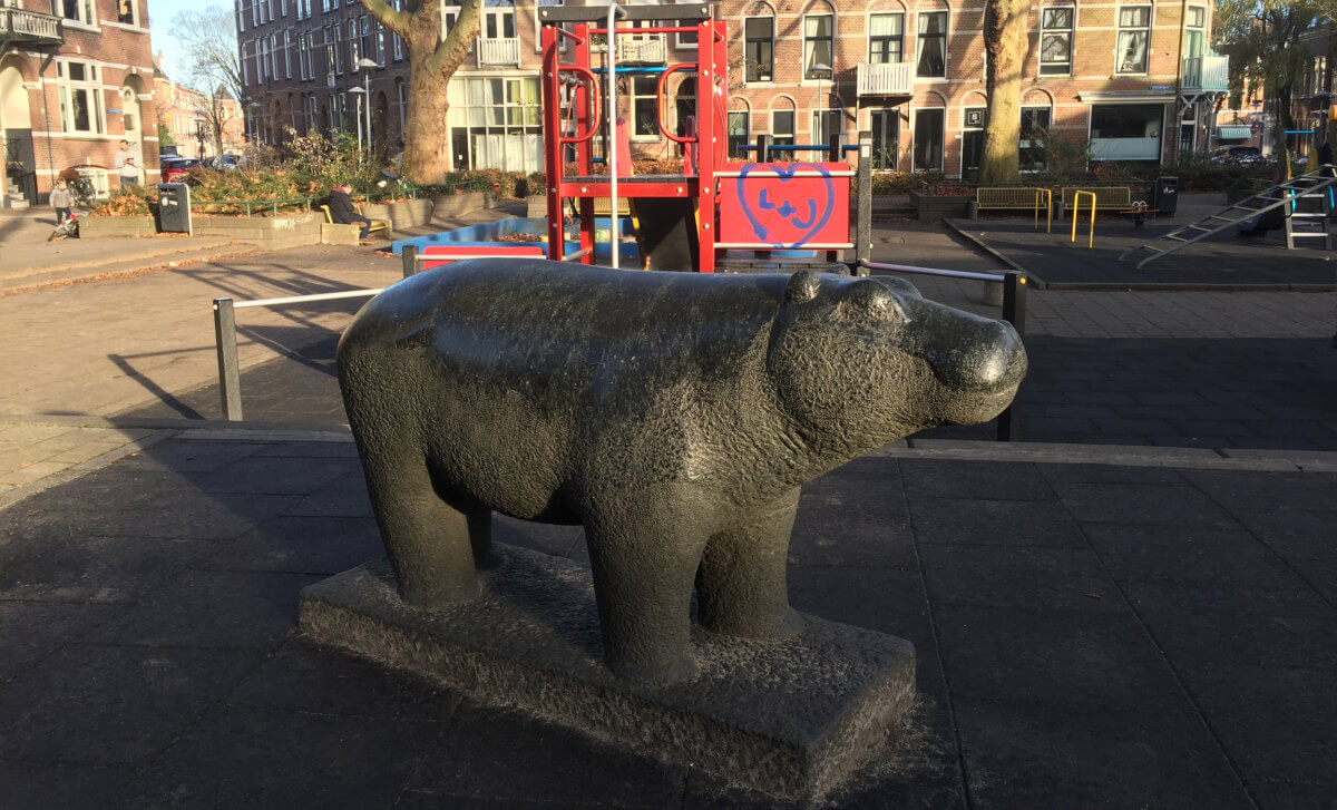 'Nijlpaard' van Ellie Hahn. Foto: Marga van Ree
