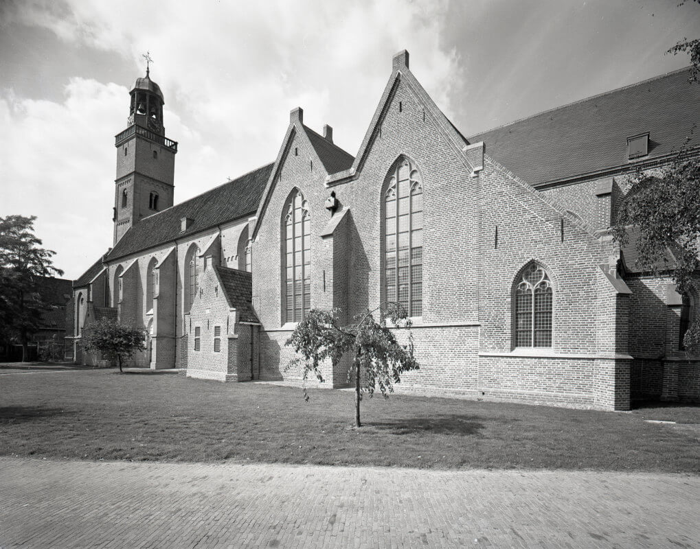 De Nicolaikerk (Klaaskerk) vlak na de restauratie in 1978. Foto: HUA