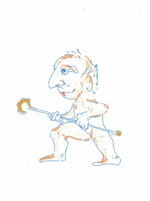 Decemberhulp. Illustratie Theo van de Vathorst