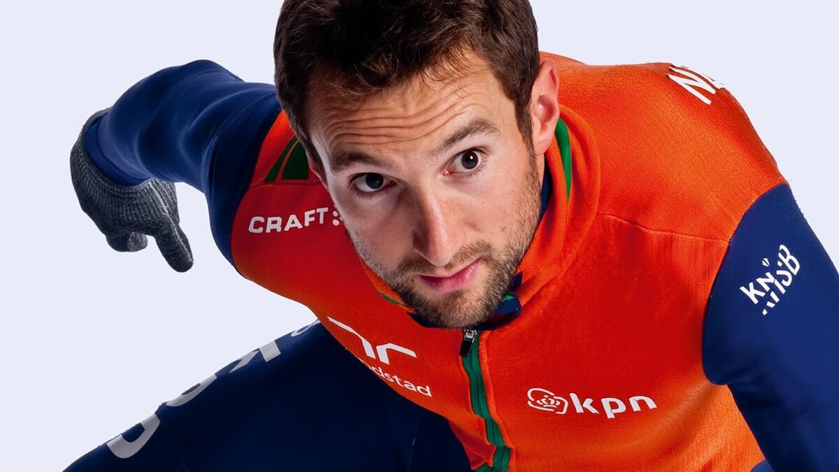 Niels Kerstholt de schaatser. Foto: archief N. Kerstholt