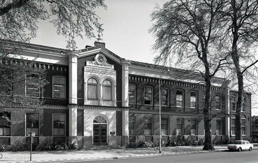 Het Trajectum College in de jaren 70. Foto: HUA