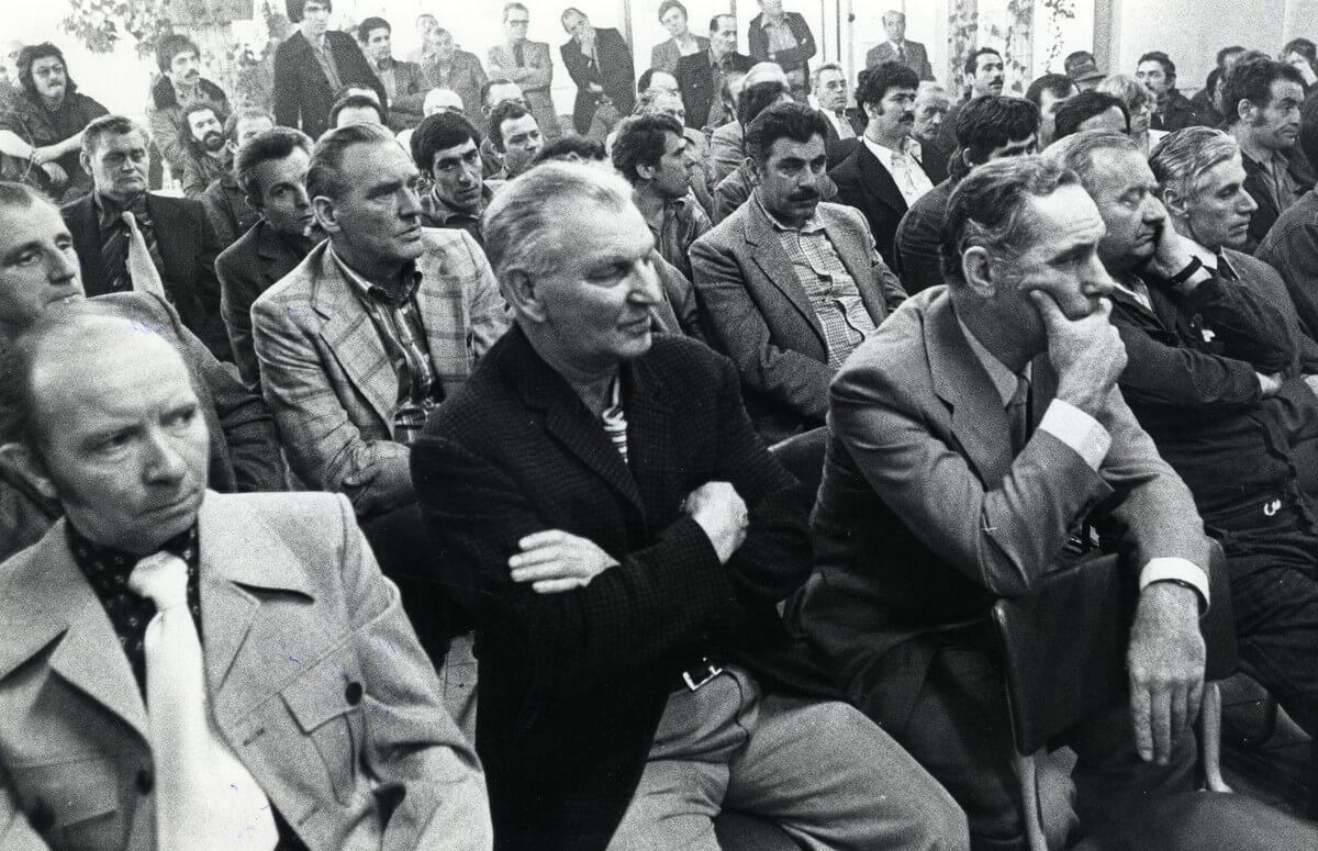 Aankondiging van de sluiting van Sambre Meuse DEMKA (SMDK) in 1977. Foto: Museum van Zuilen