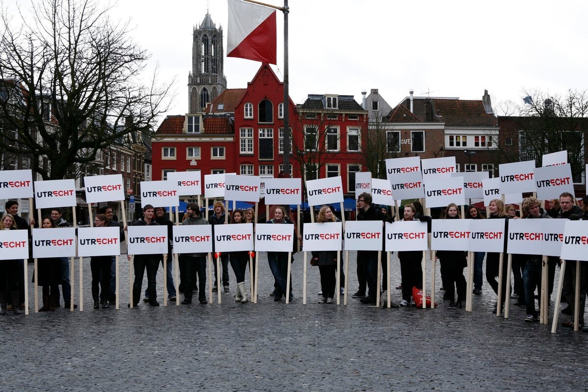 Kies voor Utrecht. Foto: Ton van den Berg