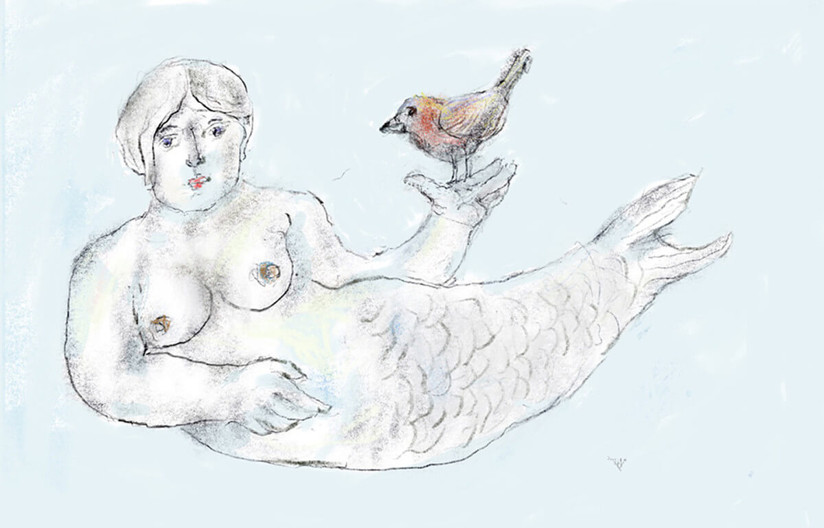 De Ontmoeting. Illustratie Theo van de Vathorst