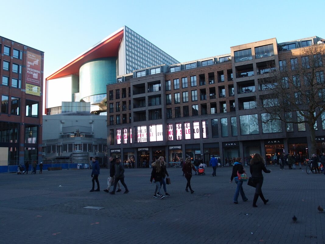 Het Vredenburgplein. Foto: Nieuws030
