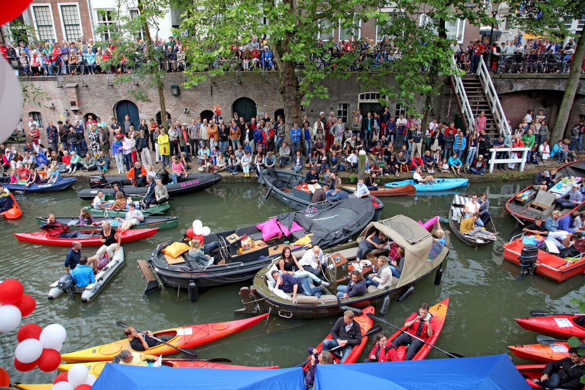 Kadeconcert tijdens een Culturele Zondag in 2012. Foto: Hanne Nijhuis – Utrecht Marketing