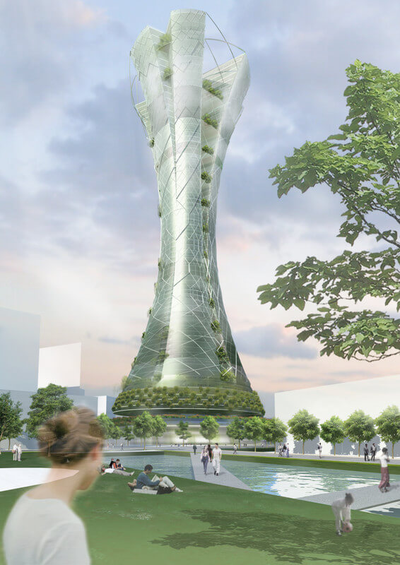 Artist impression van de Belle van Zuylen (Architecten Cie., Pi de Bruijn)