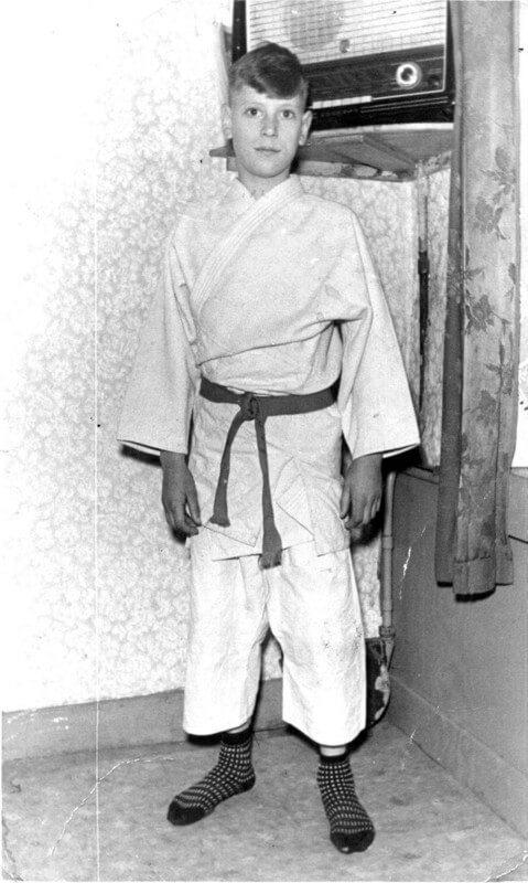 Gerard Geesink in judopak ca 1955. Foto: familie Geesink