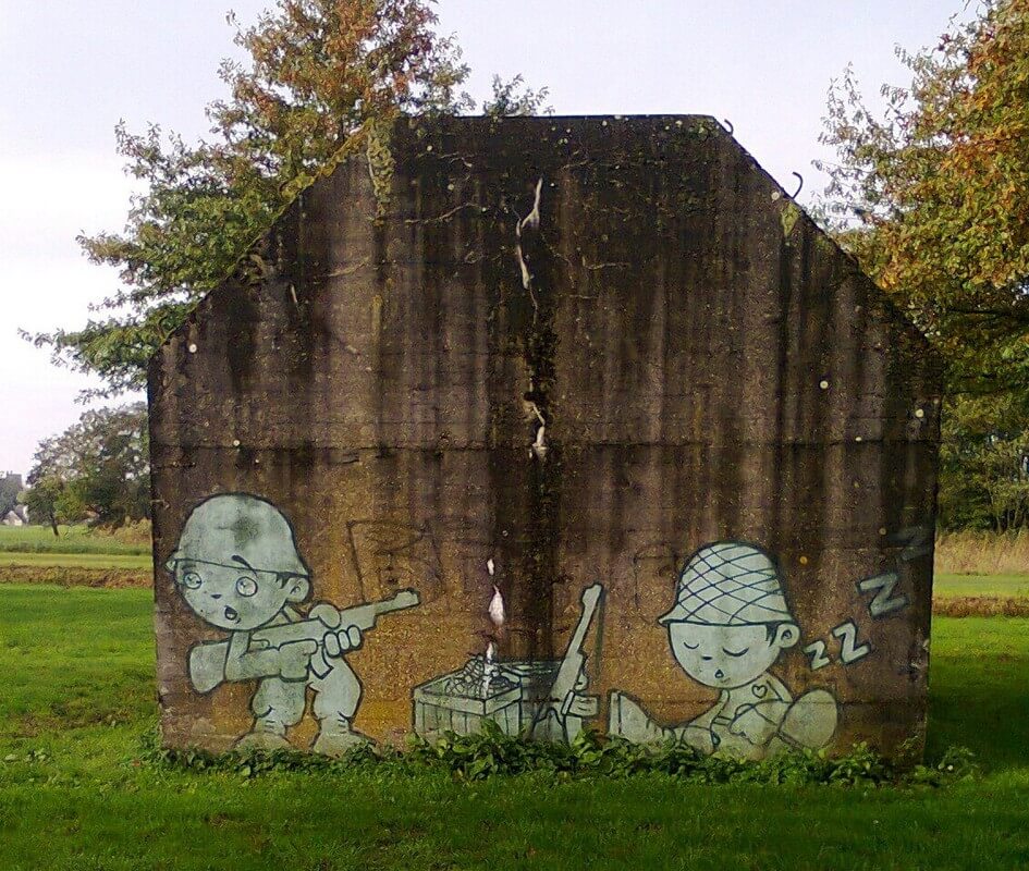 Bunker in het Noordsepark. Foto: V. Oldenborg
