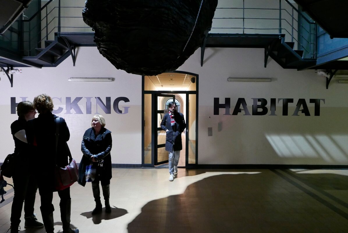 De entree tot Hacking Habitat. Foto's Michael Kooren