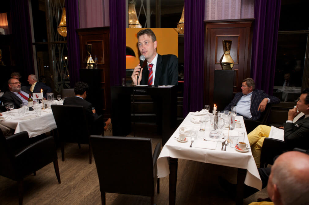 Zijlstra was 'erbij' in De Vereeniging. Fotomontage: Ton van den Berg
