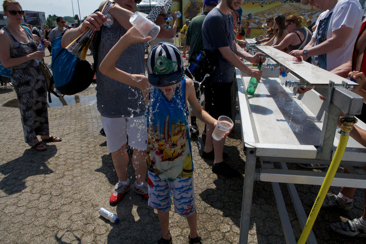Water drinken is belangrijk. Foto: Ton van den Berg