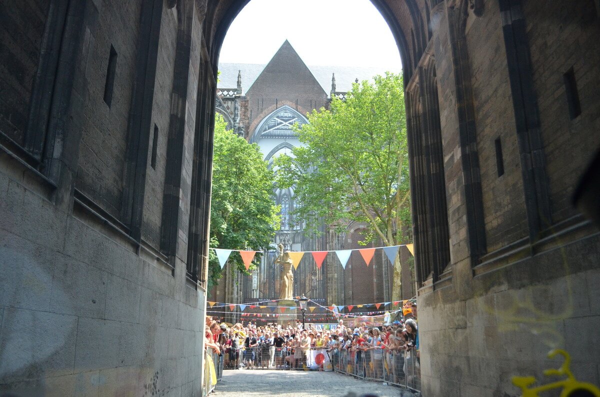 De Tour onder de Dom. Foto: Jeroen Wielaert.