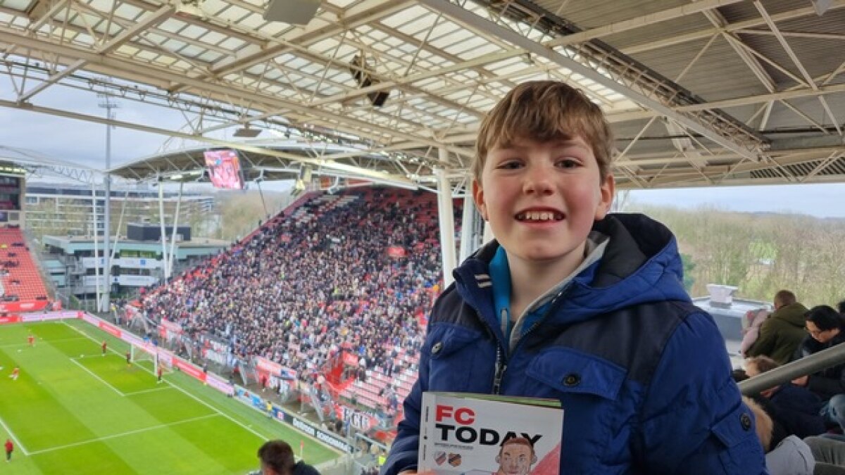 Wout Schipper, voor het eerst zijn Galgenwaard ter gelegenheid van ‘Kids