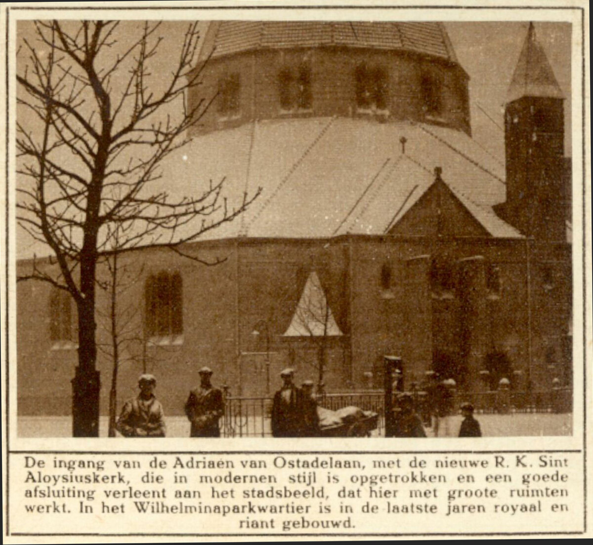 St.-Aloysiuskerk in het tijdschrift Utrecht in Woord en Beeld, 1926.