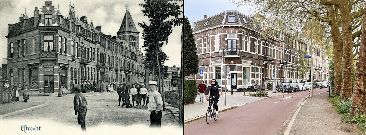 De Alexander Numankade, gefotografeerd rond 1900 en door Edwin Lucas in 2024.