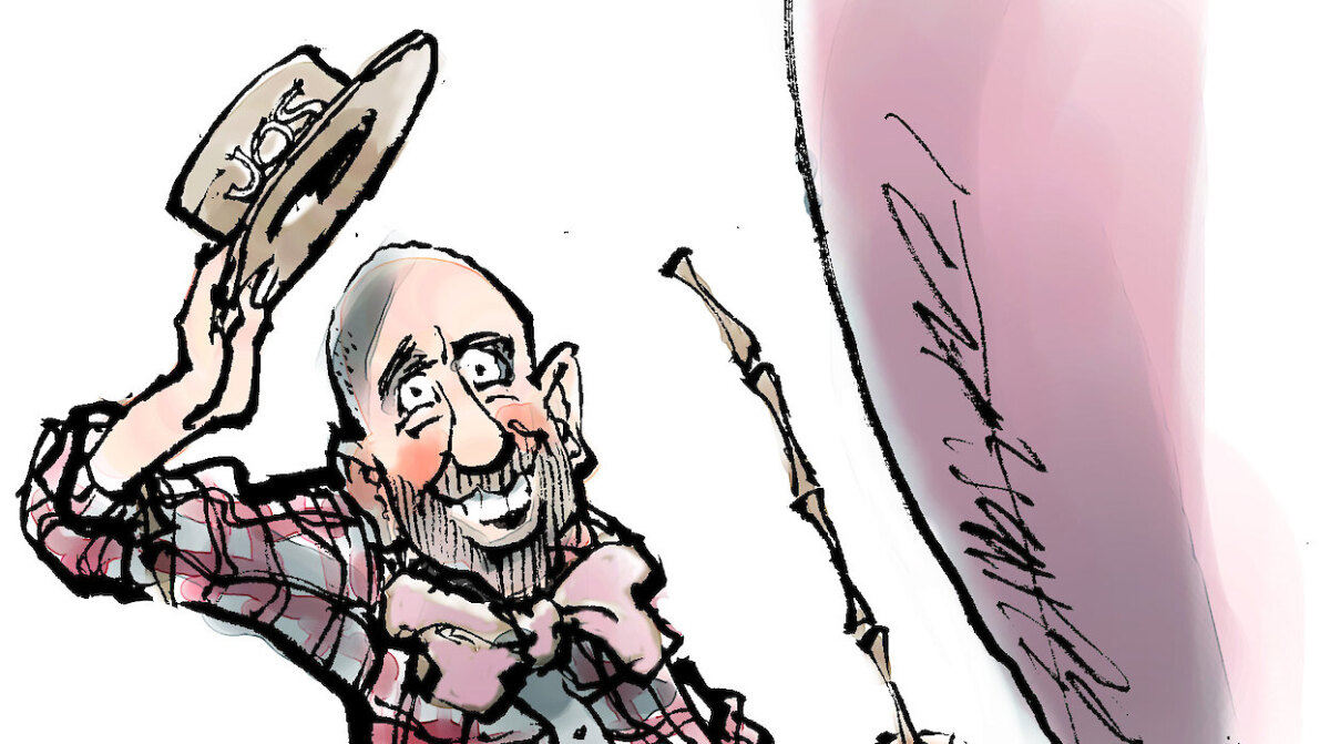 Deel van Collignons tekening, die in zijn geheel onderaan dit artikel staat.