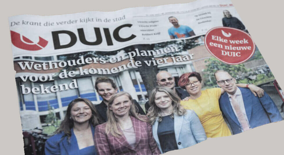 De voorpagina van DUIC.