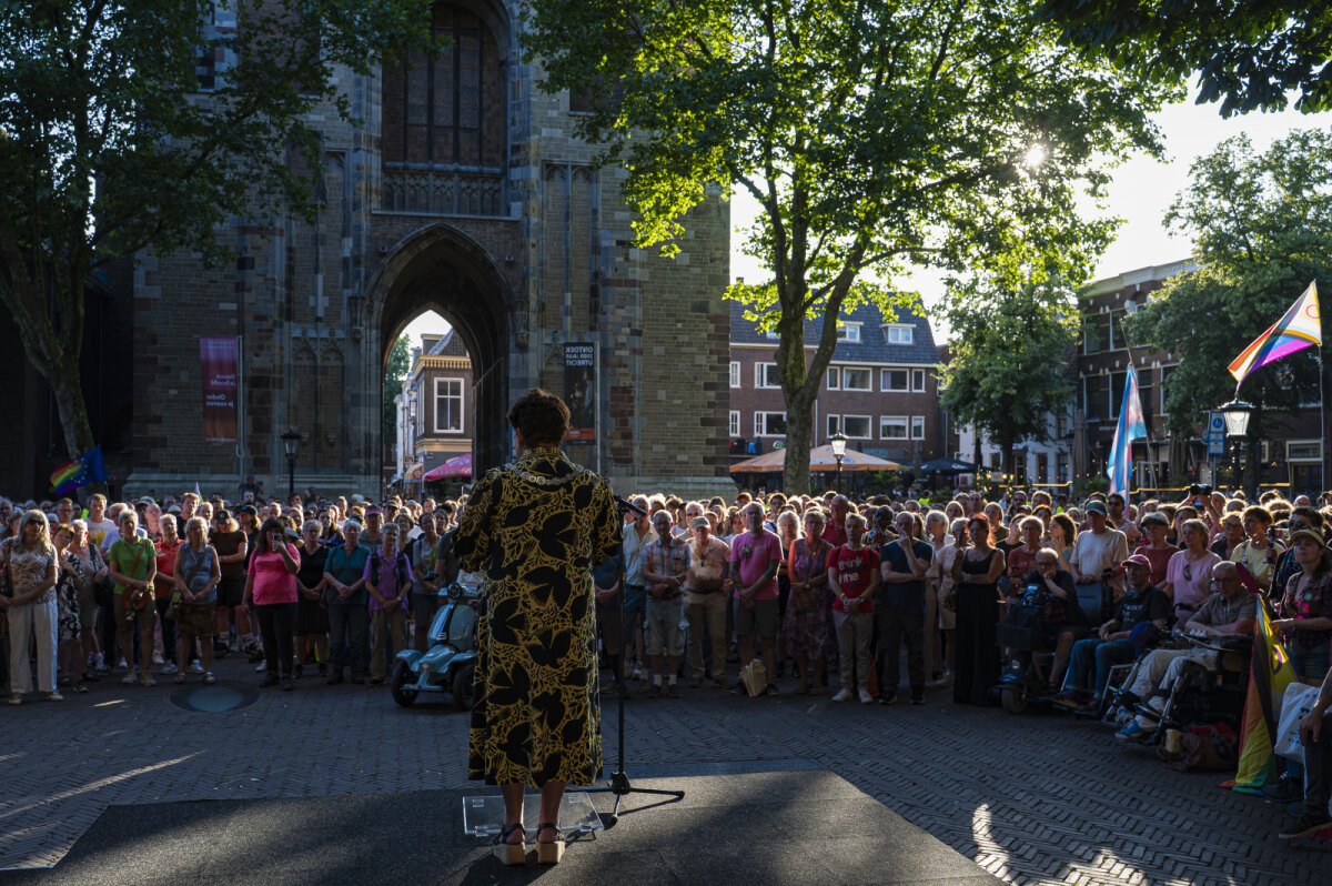 Burgemeester Dijksma (foto: HvV)