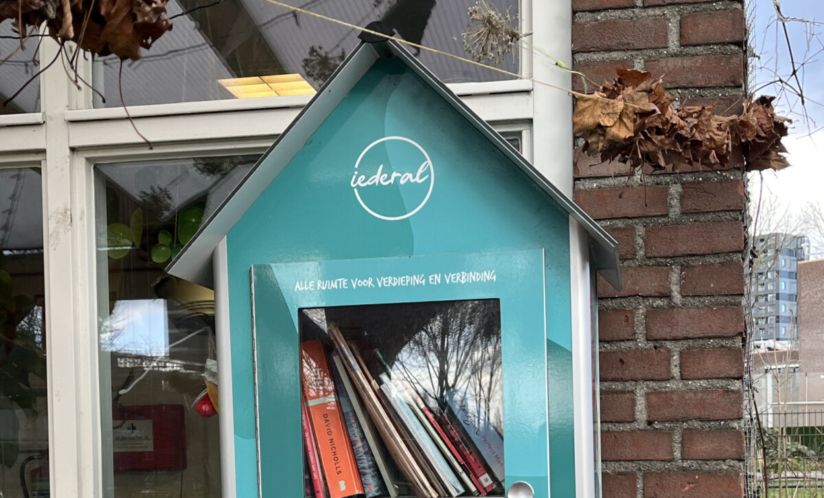 Weer een Iederal-kastje, dit keer in de speeltuin Noordse Park. Foto: EvA