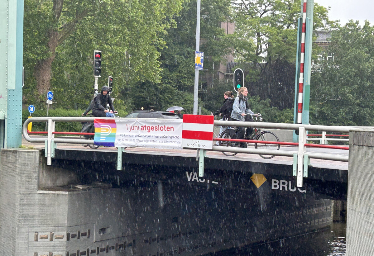 Vaartschebrug, dinsdag in de vroege avond. Foto: JT
