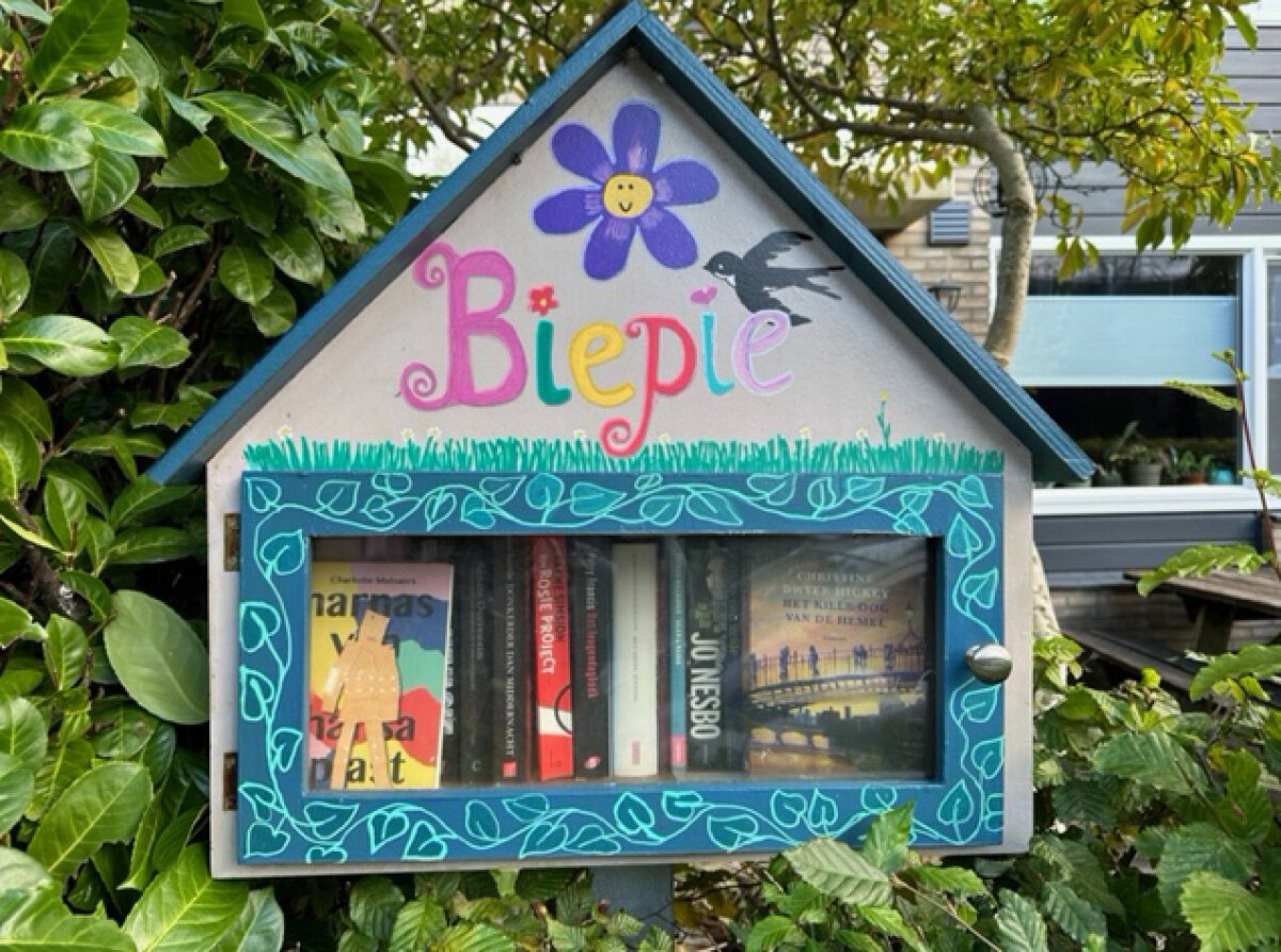 Het Biepie bij woning Olympus 118. Foto: Dik Binnendijk