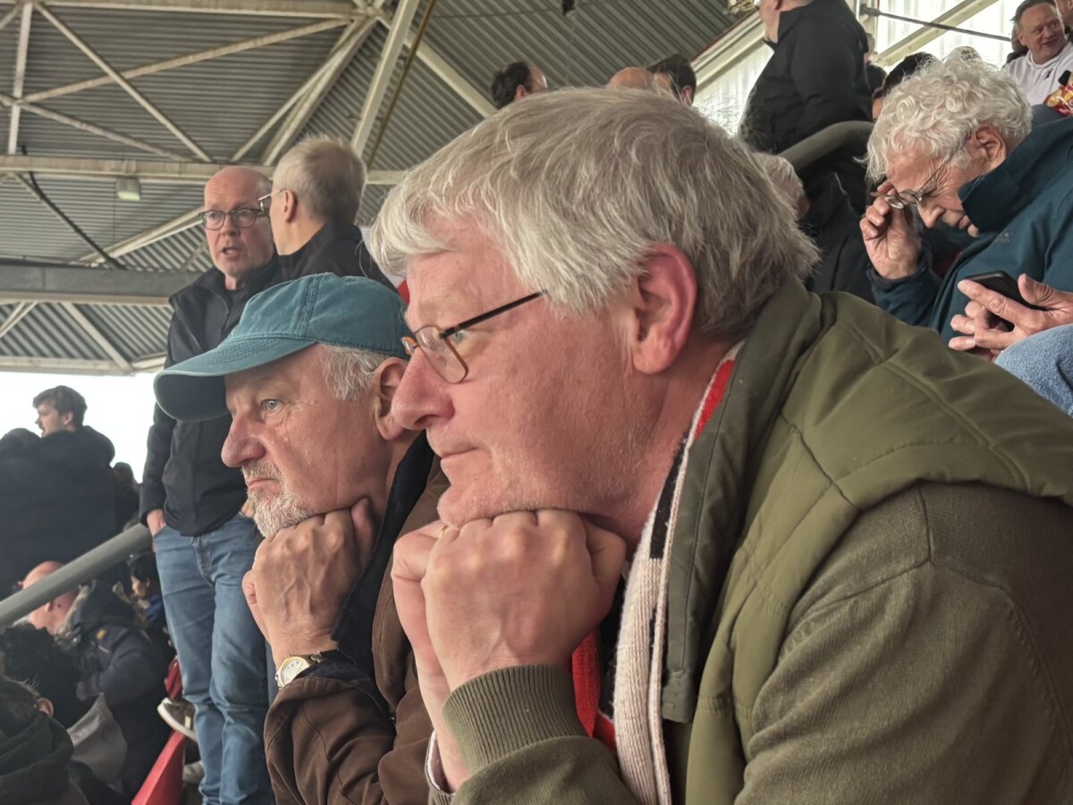 Mijn broer, rechts, en ik (foto: Emily Coenen)