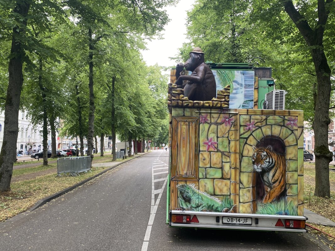 De eerste attracties zijn dinsdagavond gearriveerd. Foto: JT