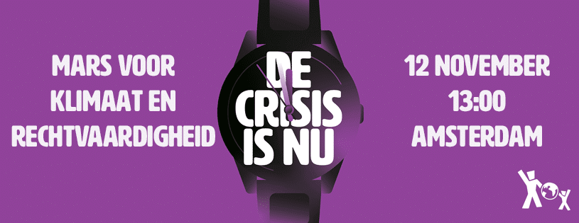 Utrechters fietsen naar de Klimaatmars op 12 november