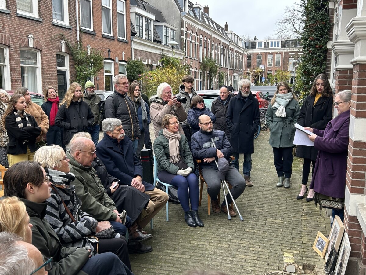 Doete Regts tijdens haar toespraak (foto: JT)