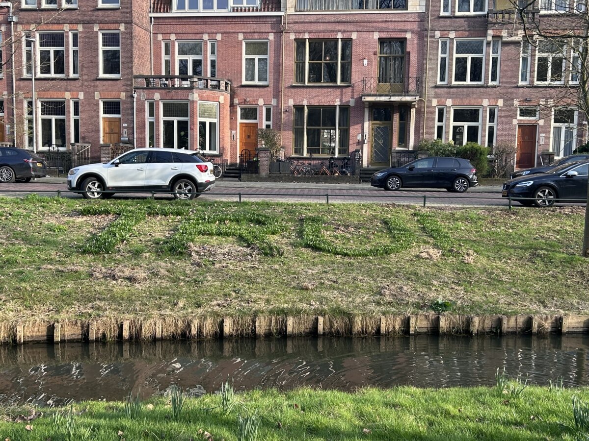 TRUI bij het Wilhelminapark vandaag, nog niet uitgekomen