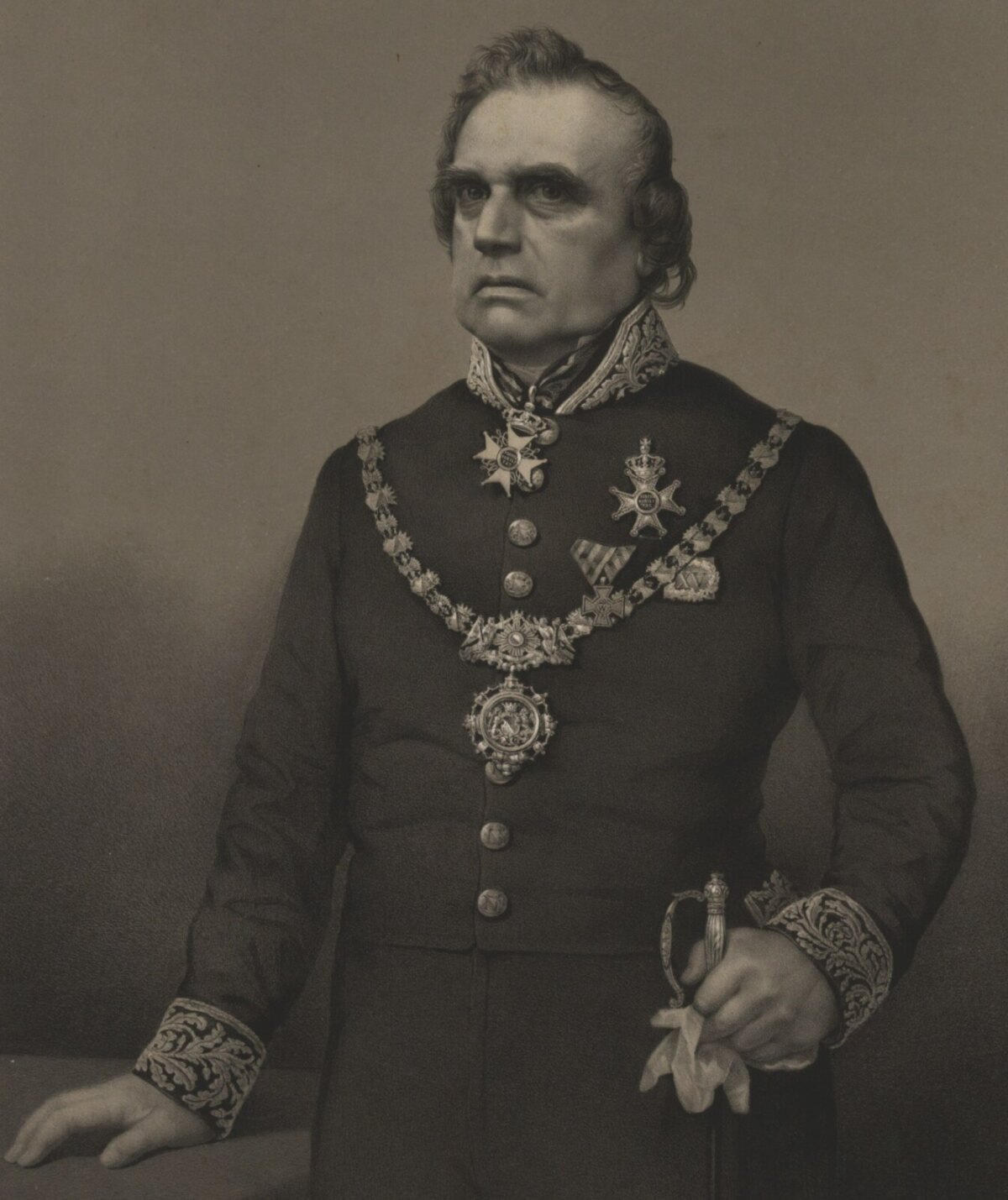 De Utrechtse burgemeester Kien (in functie tussen 1839-1878)