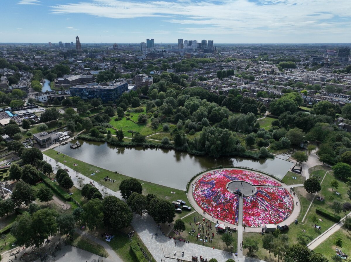 Het Griftpark deze zaterdag. Foto: Albert Kok